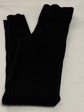 Lita by Ciara Women's Ribbed Black Pants/Leggings Icon Ribbed Legging